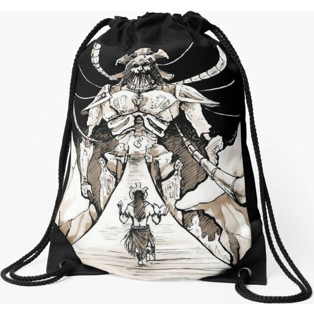Drawstring Bag The Construction of Akulakhan Sport Gym Shoe Backpack