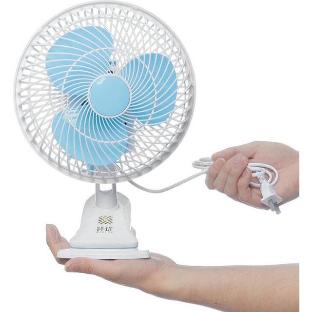 180 Adjustable Desktop Table Electric Fan High Speed Clip On Cooling Fan AC 240V