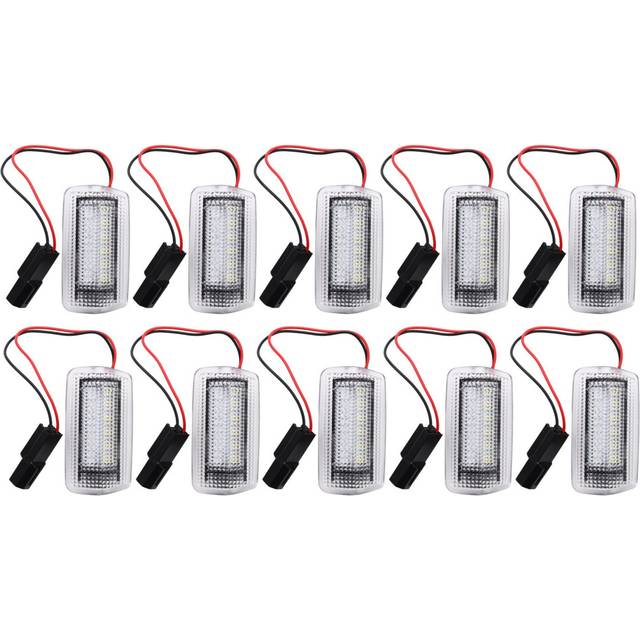 20X White Red Car Led Door Courtesy Light for Wish Prius Alphard Estima Is250 Rx350