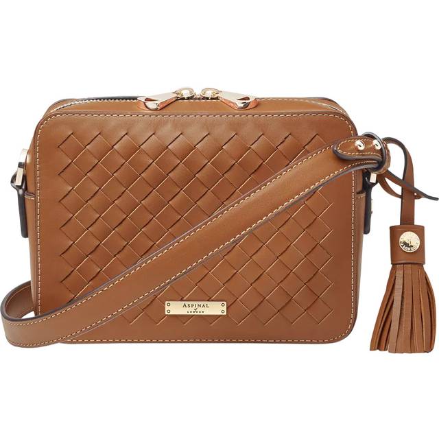 Camera Bag - Tan - Established by British entrepreneur Iain Burton in 2001, Aspinal of London is where the best of British craftsmanship meets luxurious leather materials. The label is dedicated to creating handmade, quality products that are designed to stand the test of time through generations, while its wide range of styles offers something for everyone, from clutches to camera bags, wallets to cardholders; elevating your daily edits has never been easier.