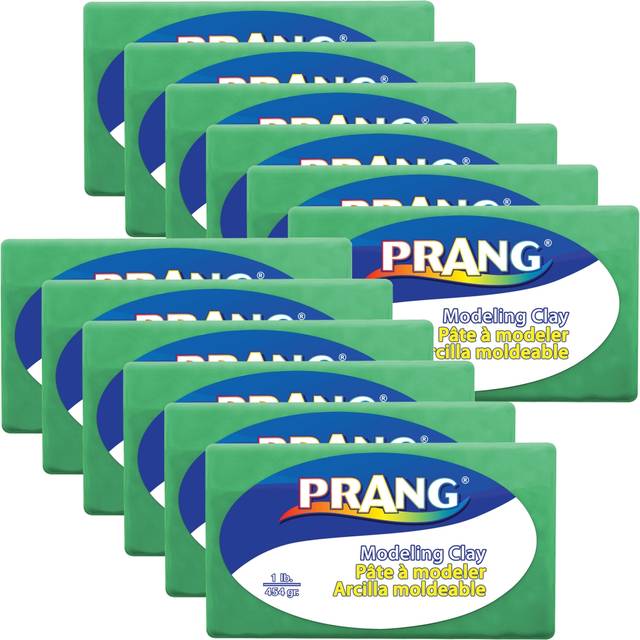 Dixon Ticonderoga DIX00784-12 Prang Modeling Clay, Green - Pack of 12
