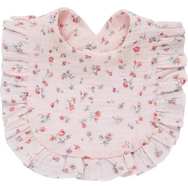 (16, One Size) Newborn Bibs Infant Burp Cloths Baby Stuff Feeding Drool Bandana Saliva Towel Toddler Ruffle Floral Bib Baby Accessories