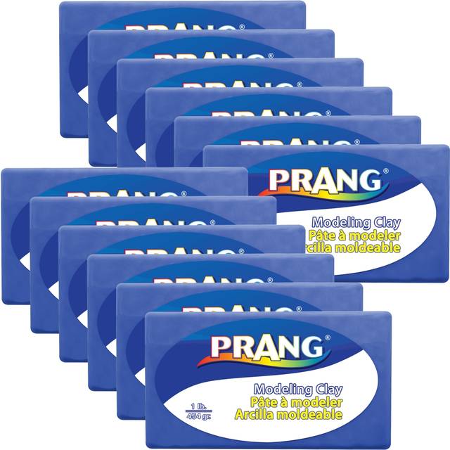 Dixon Ticonderoga DIX00785-12 Prang Modeling Clay, Blue - Pack of 12