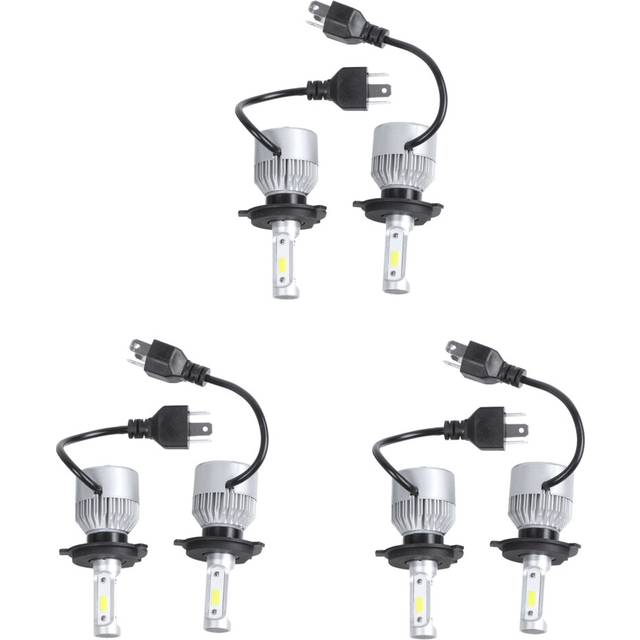 6 x S2 H4 72W 8000LM Led Headlight Car Hi/Lo Beam Auto Bulbs 6000K White