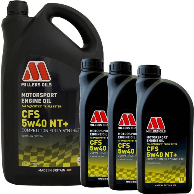 8L MILLERS 5w40 Fully Synthetic Engine Oil Motorsport CFS 5w40 NT+