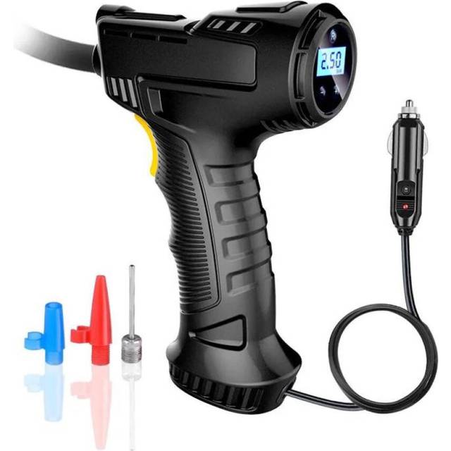 (Wire Digital) 120w Car Air Compressor Portable Air Pump Usb Rechargeable Wireless/wire Inflatable Pump Digital Car Tire Inflator For Car Bicycle Ball