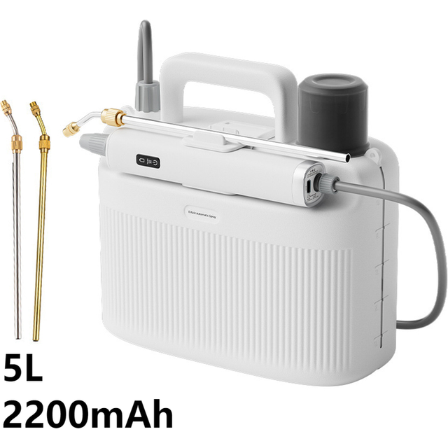 (Set B) Shoulder-Type Electric Pesticide Sprayer 5L/8L 1800mAh/ Spray Garden Power Tool Comes With Bucket USB Charging