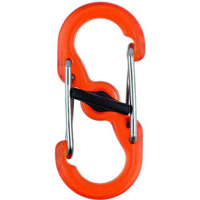 S-Karbinhake Med Microlock Plast Orange