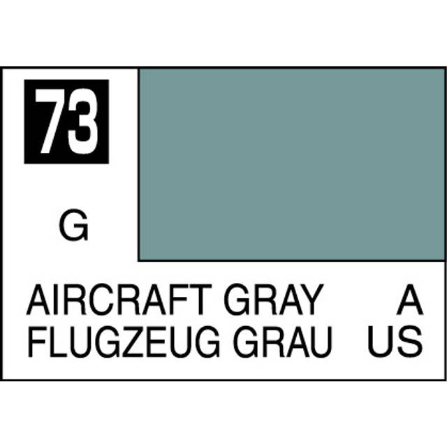 Mr. Hobby Mr. Colour - 073 - Aircraft Gray 10ml Acrylic Model Paint