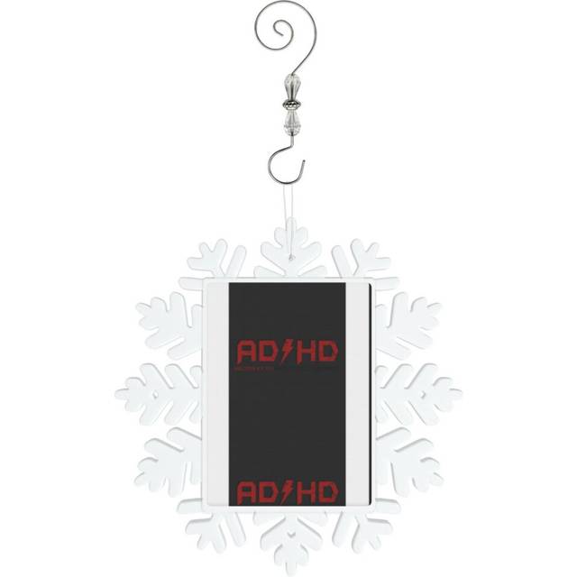 (AD HD Highway To .... Hey Look A Squirrel Funny ADHD 1=10171) Christmas Ornament Snowflake Tree Decoration Car Hanging Charm Gift with Hook Keepsake