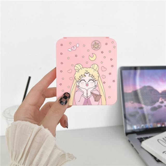 (12) Cartoon Anime Game Cards Storage Case For Nintendo Switch Oled TF SD Memory Card Magnetic Protective Cover Box Accessories
