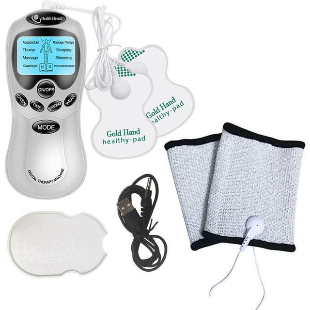 (a-Bracers set) EMS Body Relax tool Tens Physiotherapy Machine Acupuncture Massager Body Slimming Muscle Stimulator Digital Therapy Masaager