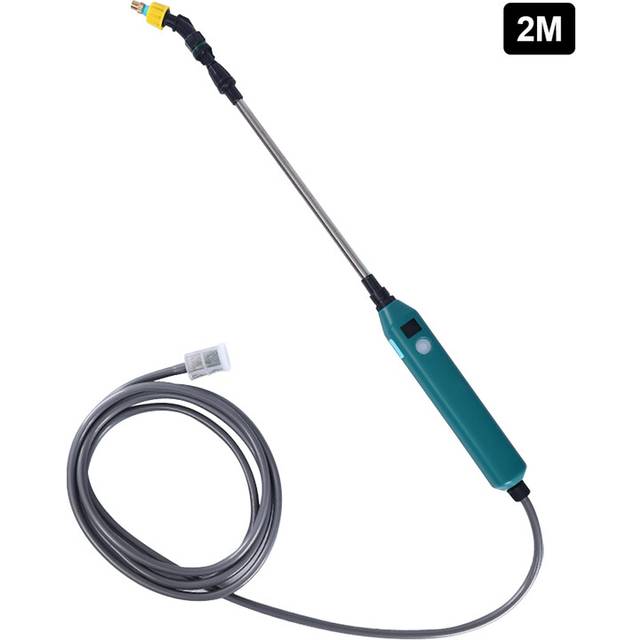 (2 meters water pipe) Handheld Sprayer Bottle USB Rechargeable 2000mAh Electric Sprayer 2 Modes Long Handle with Shoulder Strap Garden Supplies