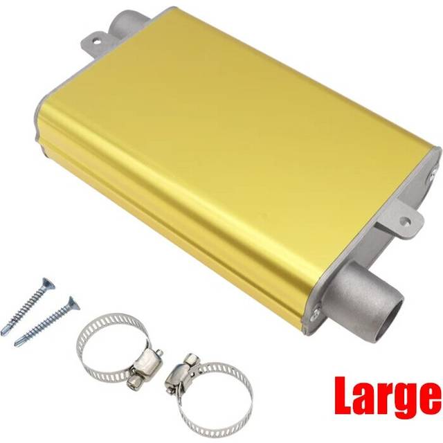 24mm Muffler Silencer S Curved Air Diesel Parking Heater Exhaust Pipe