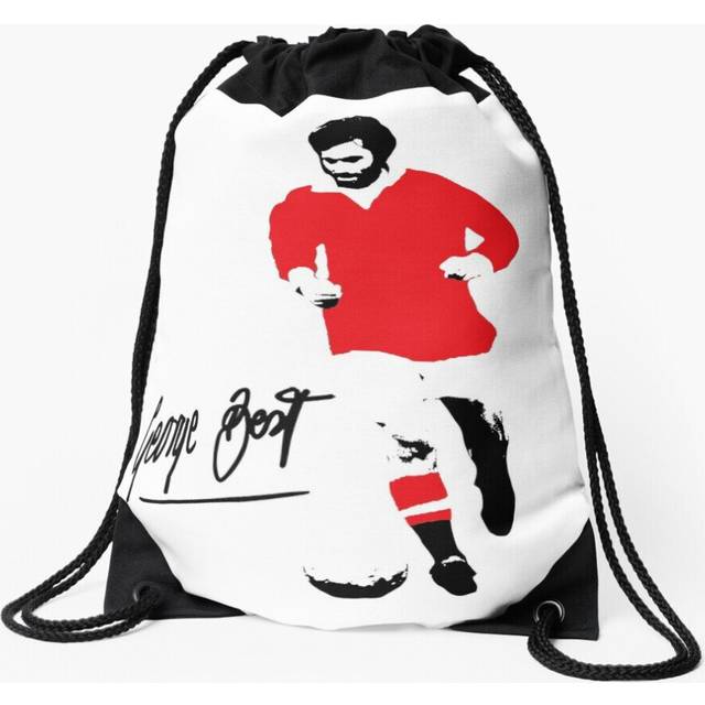 Drawstring Bag George Best - Football Legend Sport Gym Shoe Backpack