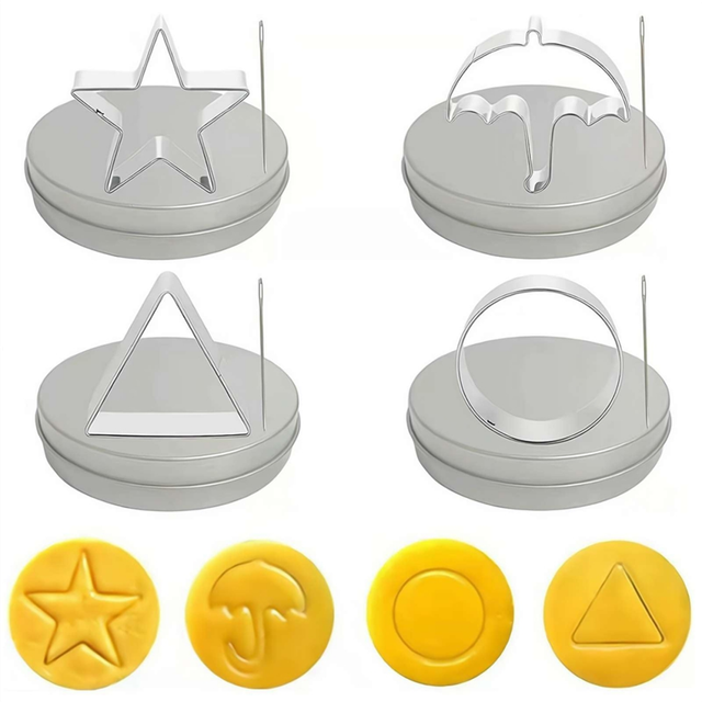 Stainless Steel Cookie Cutters Molds, Candy Game Kits