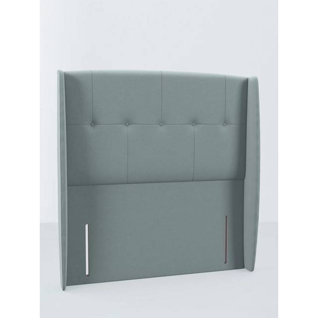 John Lewis Button Winged Full Depth Headboard, King Size
