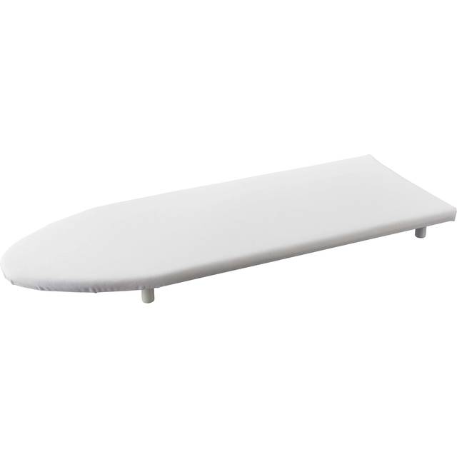 Yamazaki Jitsugyo 5783 Tabletop Ironing Board with W75XD30XH6cm Comfortable to Hang Boat-shaped Legs, White, Approx. Tower, white