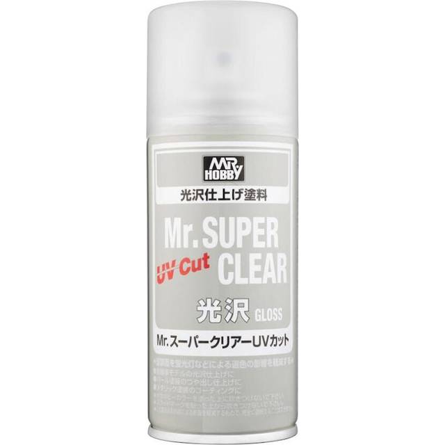 Mr. Hobby Mr Super Clear UV Cut Gloss (170ml) Model Paint B-522