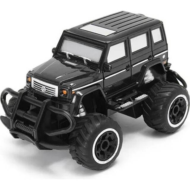 (Black) Children's 1:43 four-way remote control off-road vehicle boy electric graffiti toy car model