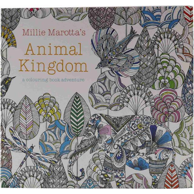 Children Adult Animal Kingdom Coloring Painting Book