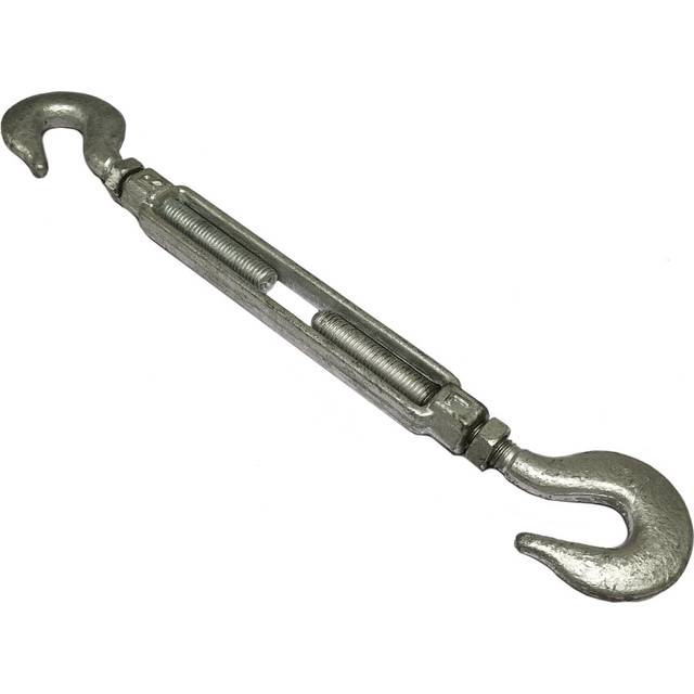 "(3/8"" x 6"") Galvanised Turnbuckle Hook Hook (US Spec Strainer)"
