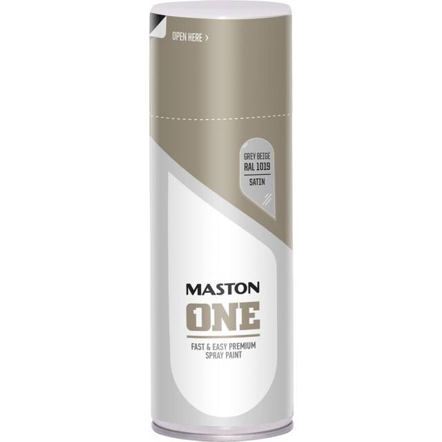 Maston Spray Paint ONE - Satin Grey Beige RAL1019 400ml