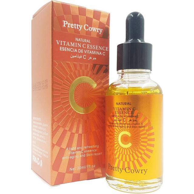 Pretty Cowry Vitamin C Essence 30mL | Face Serum | Hydrating, Skin Revitalizing Formula for Glowing Skin