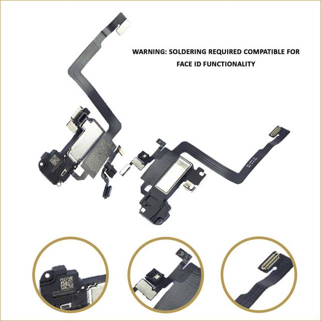 For iPhone 11 Pro Earpiece Ear Speaker With Proximity Sensor Flex Cable Unit