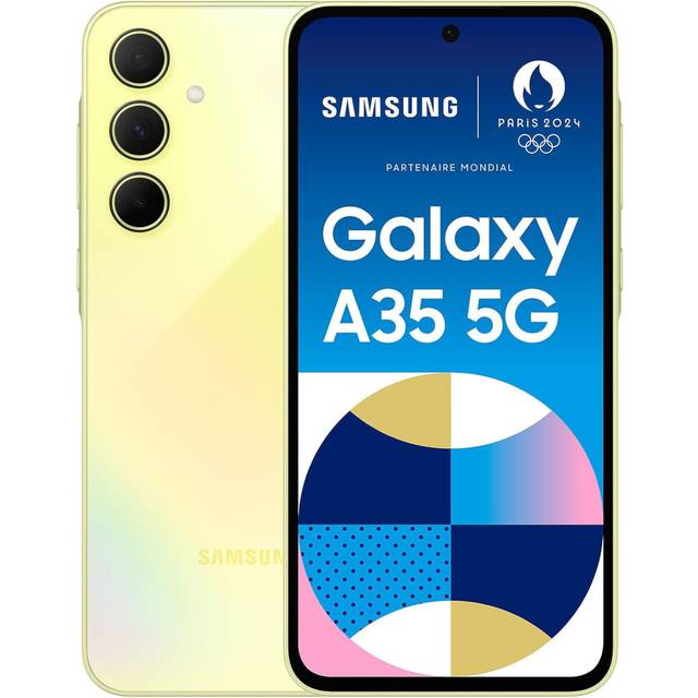 Samsung Galaxy A35 (A356E DS) (128GB+6GB, Awesome Lemon)