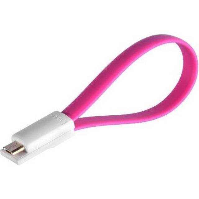 STK Micro USB Magnetic Data Cable - Pink