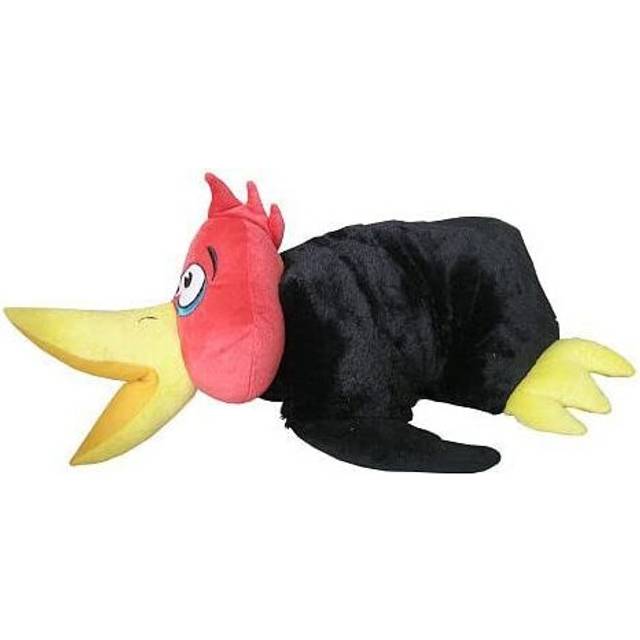 "Kookoo Play Pals Birds 18"" BLACK Soft Toy Plush/Cushion With Sounds"