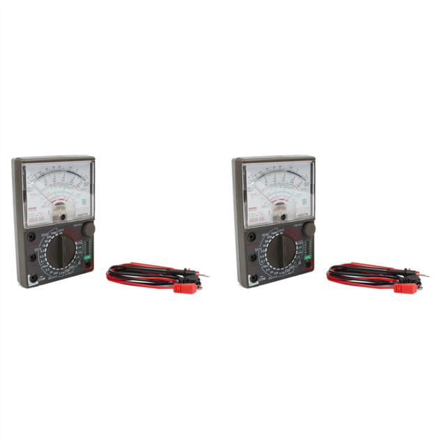 2X Analog Multimeter De-960Tr AC DC Volt Ohm Current Testing Electrical Multitester