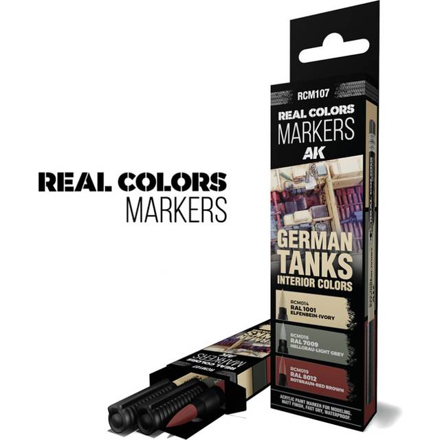 AK Interactive German Tanks Interior Colours Markers Set