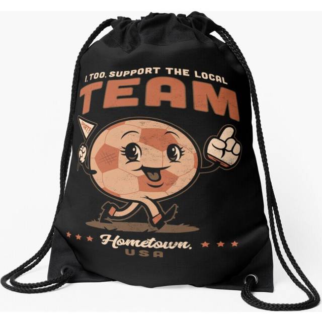 Drawstring Bag Local Soccer Fan Sport Gym Shoe Backpack