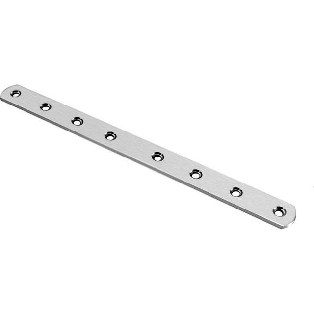 Repair Plate, 247mmx20mm, Flat Fixing Mending Corner Brace Bracket Connector, Pack of 1