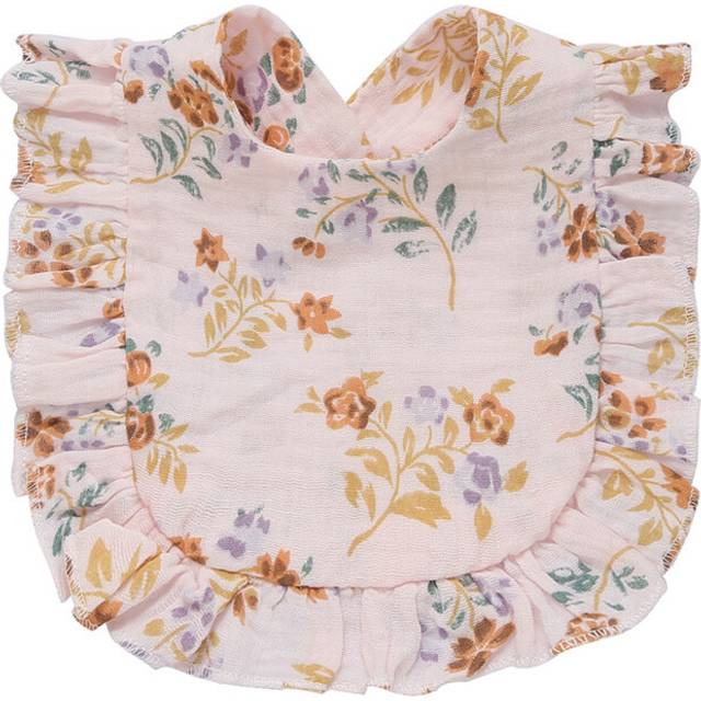 (10, One Size) Newborn Bibs Infant Burp Cloths Baby Stuff Feeding Drool Bandana Saliva Towel Toddler Ruffle Floral Bib Baby Accessories