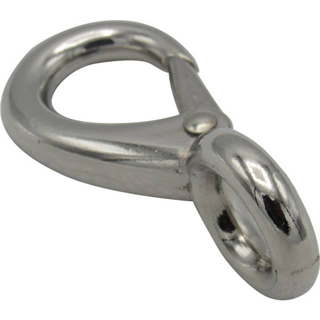 (Fixed Eye - Size 0) Quick Release Boat Snap Hook (Zinc Plated)