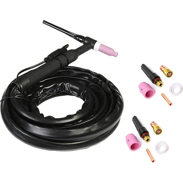 Wp17 150A TIG Torch 1M Complete Flexible Head Air Cooling W Consumables