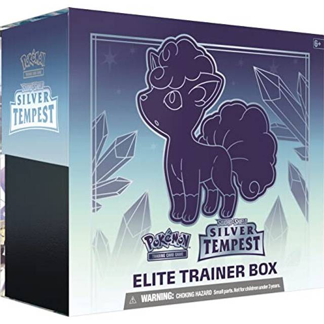 Pok?mon TCG: Sword & Shield?Silver Tempest Elite Trainer Box (8 Boosters Premium Accessories)