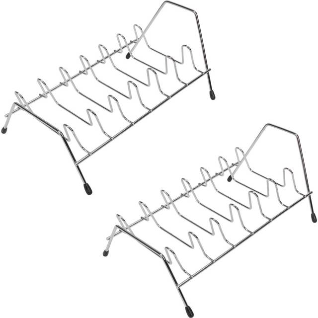 2X Dish Drying Rack Kitchen Dishes Rack & Plate Holder Dish Drainer