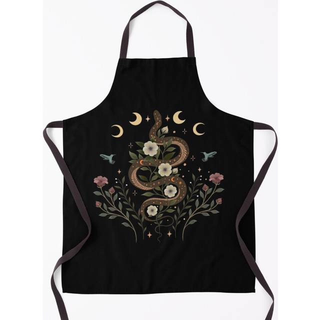 Serpent Spell-Colour Grill Aprons for Kitchen BBQ Chef