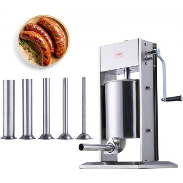VEVOR Manual Sausage Stuffer 2 L Vertical Sausage Machine 304 Stainless Steel
