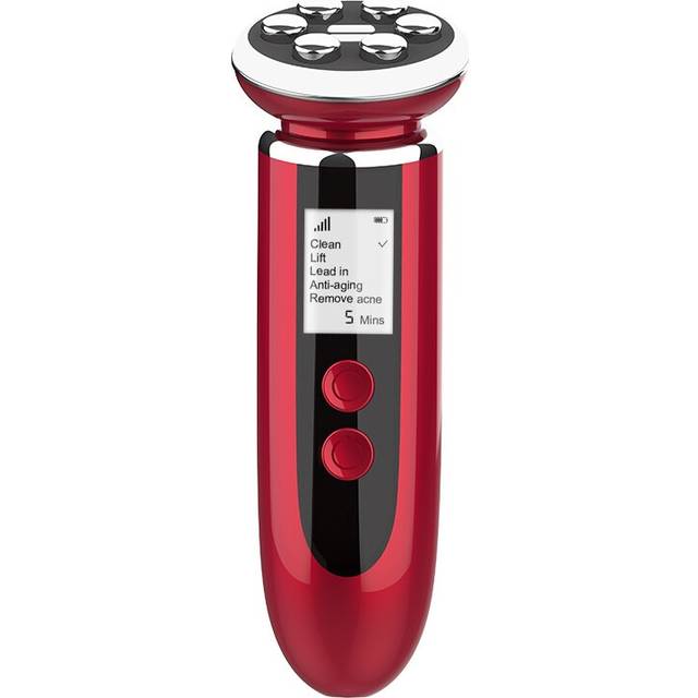 Chronus CHRONUS Multi-Function Facial Massager, EMS Skin Rejuvenation Device, Electric - Red