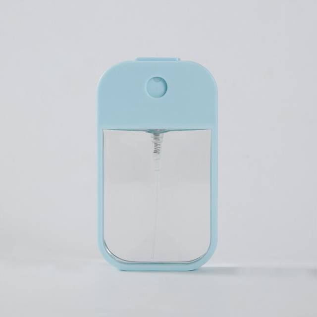 (Blue) 45ml Fragrance Hand Sanitizer Alcohol Bottle With Spray Fragrance Container