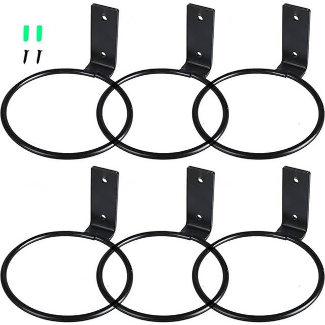 Flower Pot Holder Ring Wall Mounted Metal Plant Hanger Hook Wall Bracket for Flower Pot-6 Inch