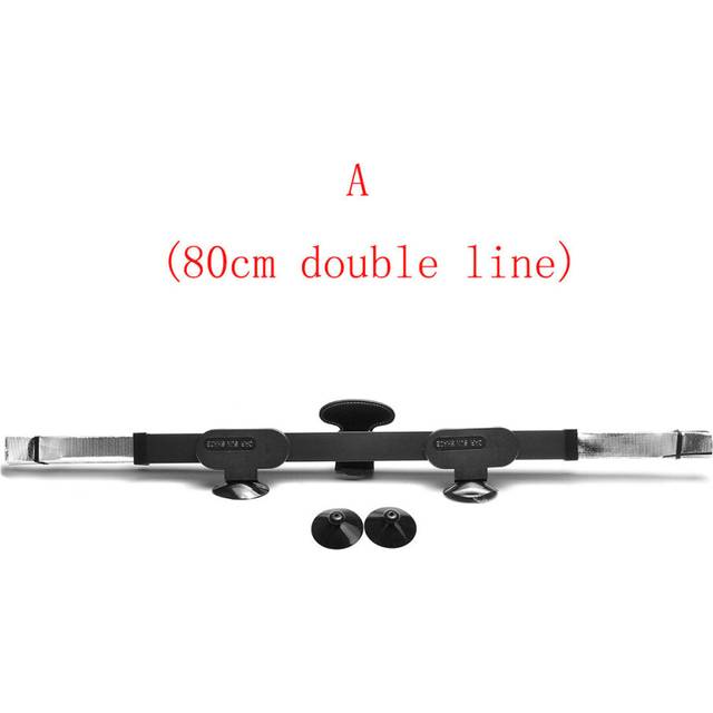 (80cm Double Line) Car Retractable Windshield Sunshade Curtain Visor Folding Auto Block Cover Front Window