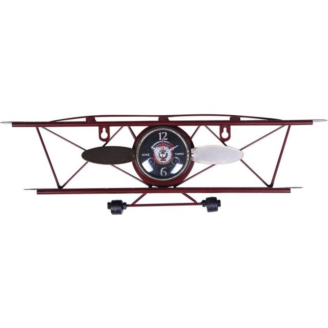 Retro Aircraft Clock, Living Room, Dining Wall, Wall Decoration, Hanging, Iron Ornamental Clock