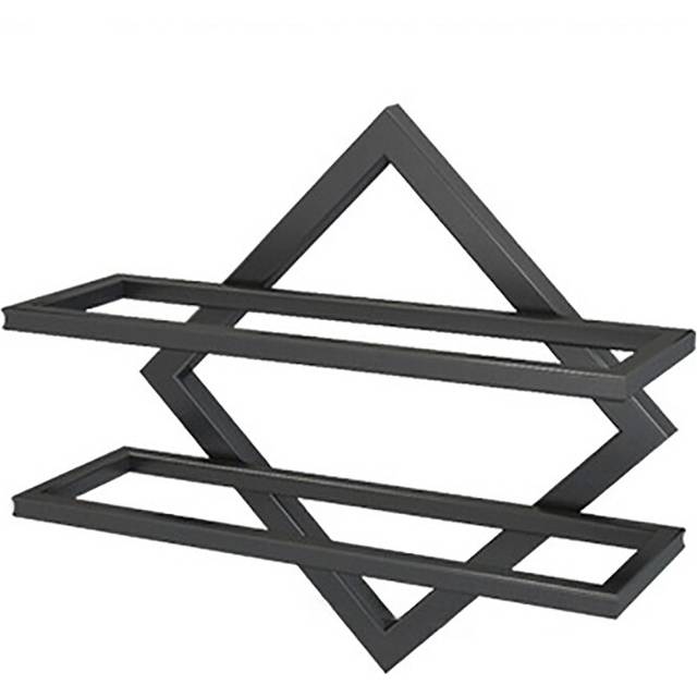 Wall Mounted Metal Wine Rack,Wine Bottle Rack and Stemware Hanger,Bottle,Glass Holder for Display Decor 1