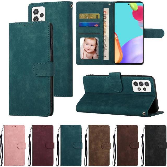 (Green) Flip Case for Samsung Galaxy A33 5g Premium Wallet Flip Shockproof